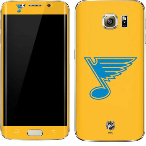 NHL St. Louis Blues Solid Background Galaxy S7 Edge Skin