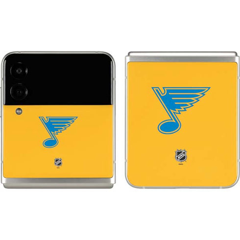NHL St. Louis Blues Solid Background Galaxy Z Flip3 5G Skin