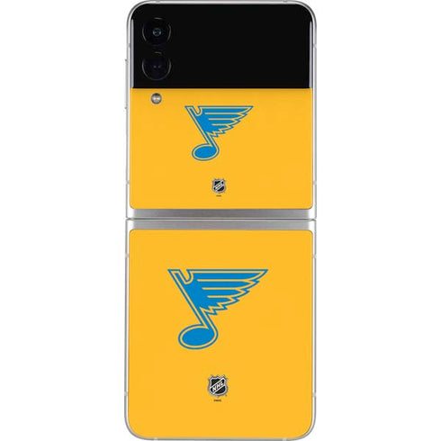 NHL St. Louis Blues Solid Background Galaxy Z Flip3 5G Skin