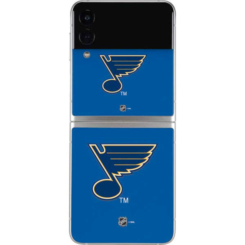 NHL St. Louis Blues Solid Background Galaxy Z Flip4 5G Skin
