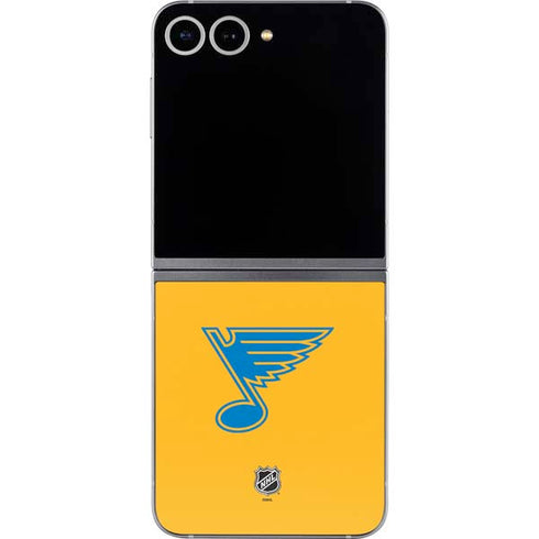 NHL St. Louis Blues Solid Background Galaxy Z Flip6 Skin