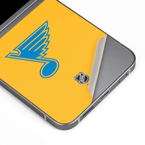 NHL St. Louis Blues Solid Background Galaxy Z Flip6 Skin