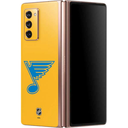 NHL St. Louis Blues Solid Background Galaxy Z Fold2 5G Skin