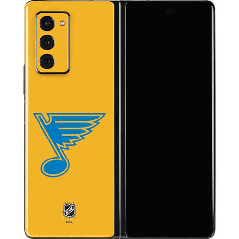 NHL St. Louis Blues Solid Background Galaxy Z Fold2 5G Skin