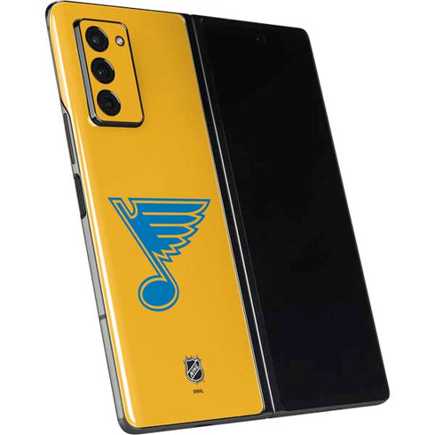 NHL St. Louis Blues Solid Background Galaxy Z Fold2 5G Skin