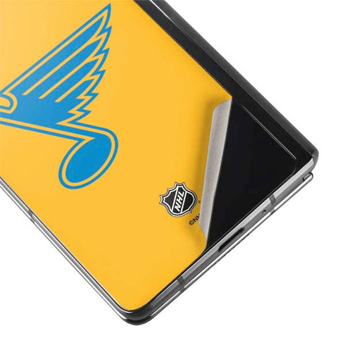NHL St. Louis Blues Solid Background Galaxy Z Fold2 5G Skin