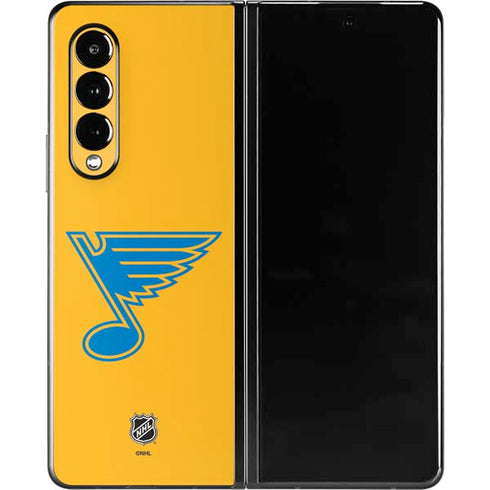 NHL St. Louis Blues Solid Background Galaxy Z Fold3 5G Skin