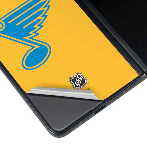 NHL St. Louis Blues Solid Background Galaxy Z Fold3 5G Skin
