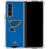 NHL St. Louis Blues Solid Background Galaxy Z Fold4 5G Clear Case