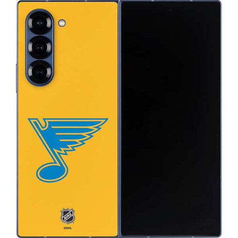 NHL St. Louis Blues Solid Background Galaxy Z Fold6 Skin