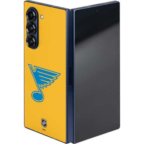 NHL St. Louis Blues Solid Background Galaxy Z Fold6 Skin