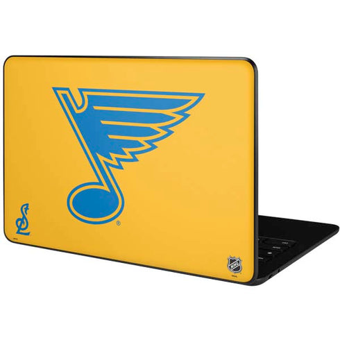 NHL St. Louis Blues Solid Background Google Pixelbook Go Skin