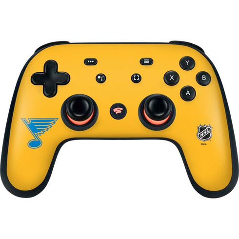 NHL St. Louis Blues Solid Background Google Stadia Controller Skin