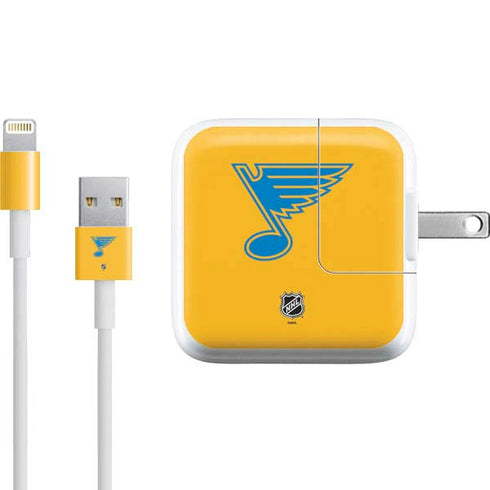 NHL St. Louis Blues Solid Background iPad Charger (10W USB) Skin