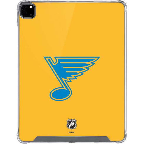 NHL St. Louis Blues Solid Background iPad Pro 12.9in (2020) Clear Case