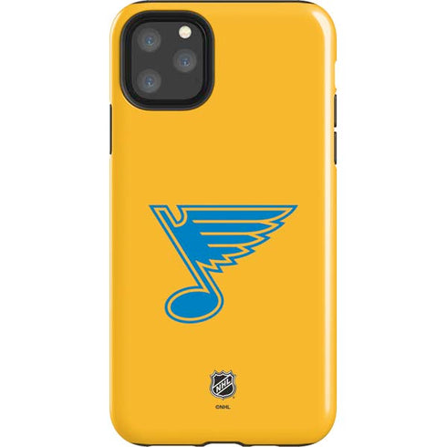 NHL St. Louis Blues Solid Background iPhone 11 Pro Max Impact Case