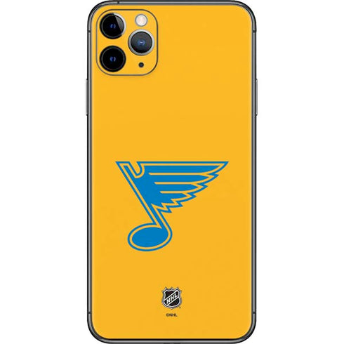 NHL St. Louis Blues Solid Background iPhone 11 Pro Max Skin