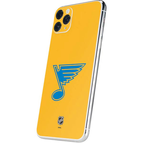 NHL St. Louis Blues Solid Background iPhone 11 Pro Max Skin