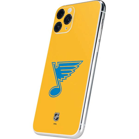 NHL St. Louis Blues Solid Background iPhone 11 Pro Skin