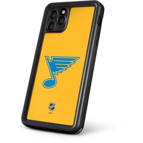 NHL St. Louis Blues Solid Background iPhone 11 Pro Waterproof Case