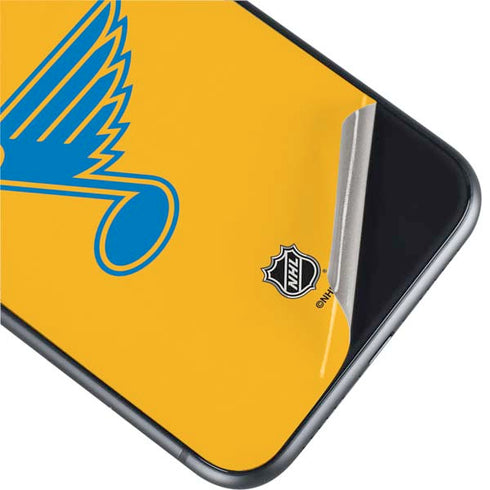 NHL St. Louis Blues Solid Background iPhone 11 Skin