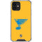 NHL St. Louis Blues Solid Background iPhone 12 Clear Case