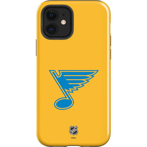 NHL St. Louis Blues Solid Background iPhone 12 Impact Case