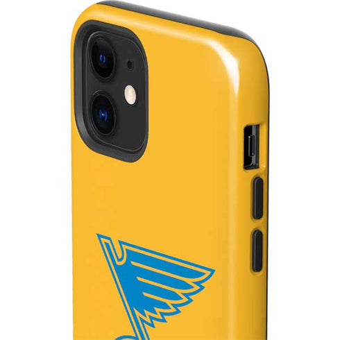 NHL St. Louis Blues Solid Background iPhone 12 Impact Case