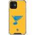 NHL St. Louis Blues Solid Background iPhone 12 Mini Clear Case