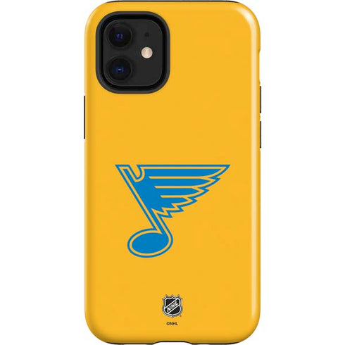 NHL St. Louis Blues Solid Background iPhone 12 Mini Impact Case