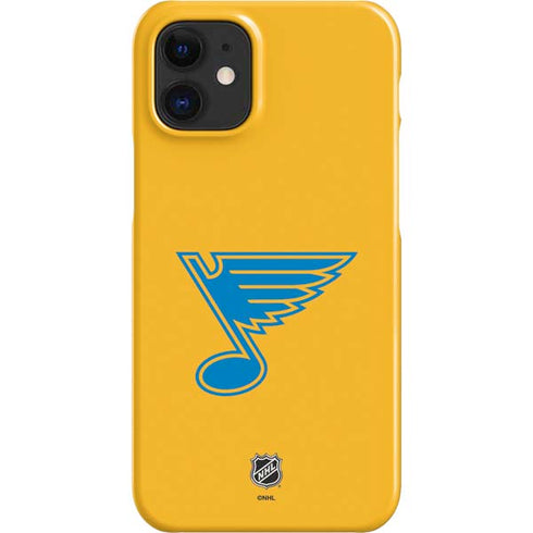 NHL St. Louis Blues Solid Background iPhone 12 Mini Lite Case