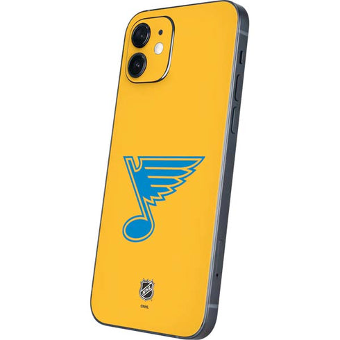 NHL St. Louis Blues Solid Background iPhone 12 Mini Skin