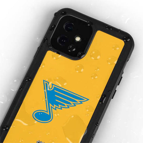 NHL St. Louis Blues Solid Background iPhone 12 Mini Waterproof Case