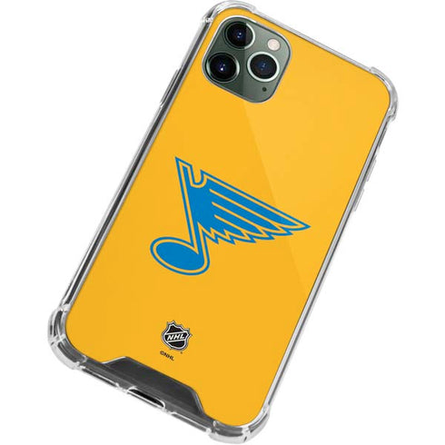 NHL St. Louis Blues Solid Background iPhone 12 Pro Clear Case