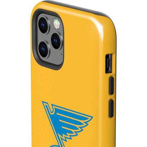 NHL St. Louis Blues Solid Background iPhone 12 Pro Impact Case