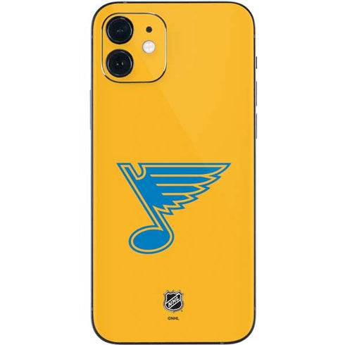 NHL St. Louis Blues Solid Background iPhone 12 Skin