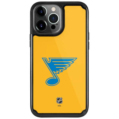 NHL St. Louis Blues Solid Background iPhone Cases