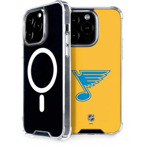 NHL St. Louis Blues Solid Background iPhone Cases