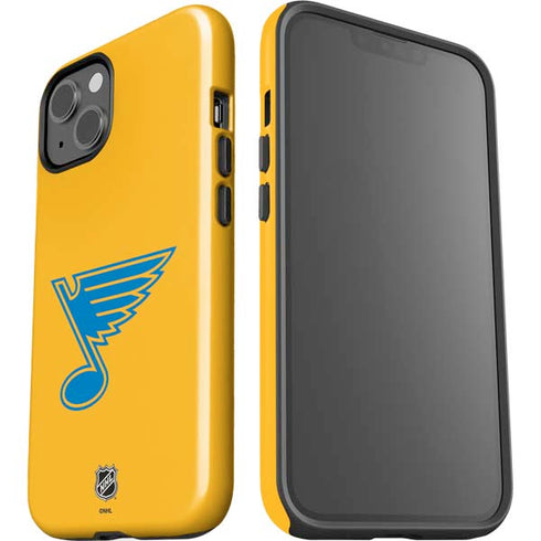 NHL St. Louis Blues Solid Background iPhone 14 Plus Impact Case