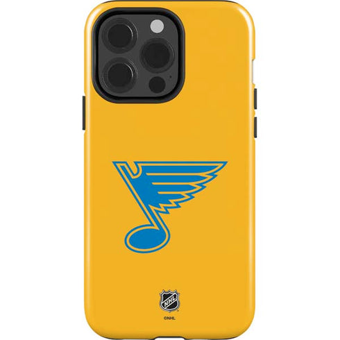 NHL St. Louis Blues Solid Background iPhone 14 Pro Impact Case