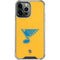 NHL St. Louis Blues Solid Background iPhone 14 Pro Max Clear Case