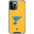 NHL St. Louis Blues Solid Background iPhone 14 Pro Max Clear Case