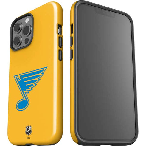 NHL St. Louis Blues Solid Background iPhone 14 Pro Max Impact Case