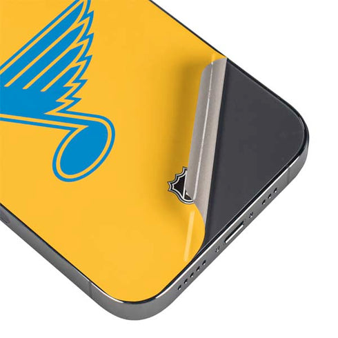 NHL St. Louis Blues Solid Background iPhone 14 Pro Skin