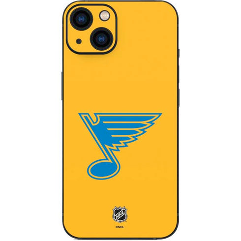 NHL St. Louis Blues Solid Background iPhone 14 Skin