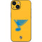 NHL St. Louis Blues Solid Background iPhone Skins