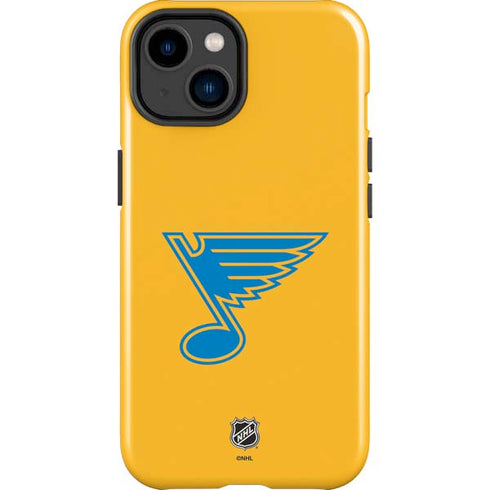 NHL St. Louis Blues Solid Background iPhone 15 Impact Case