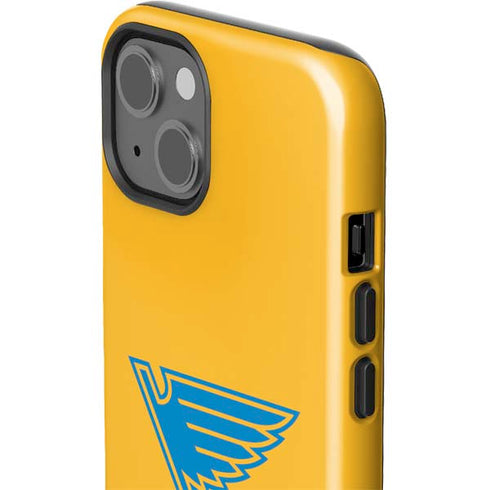 NHL St. Louis Blues Solid Background iPhone 15 Impact Case