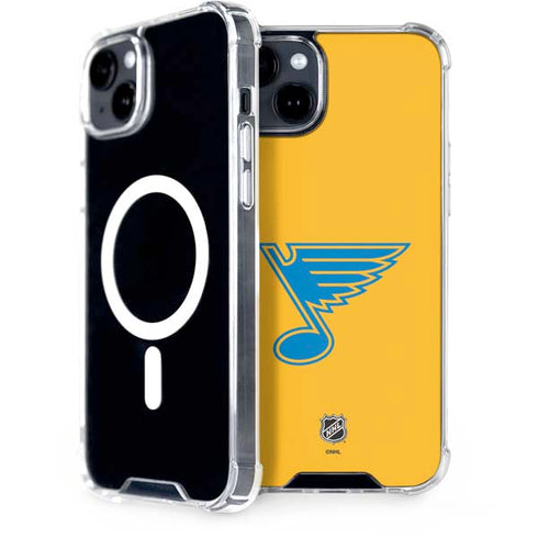 NHL St. Louis Blues Solid Background iPhone 15 MagSafe Case