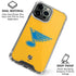 NHL St. Louis Blues Solid Background iPhone 15 Pro Clear Case